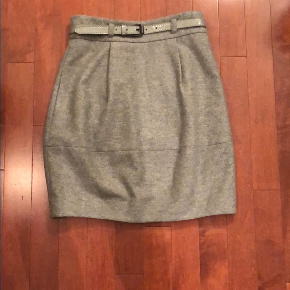 Theory gray skirt
